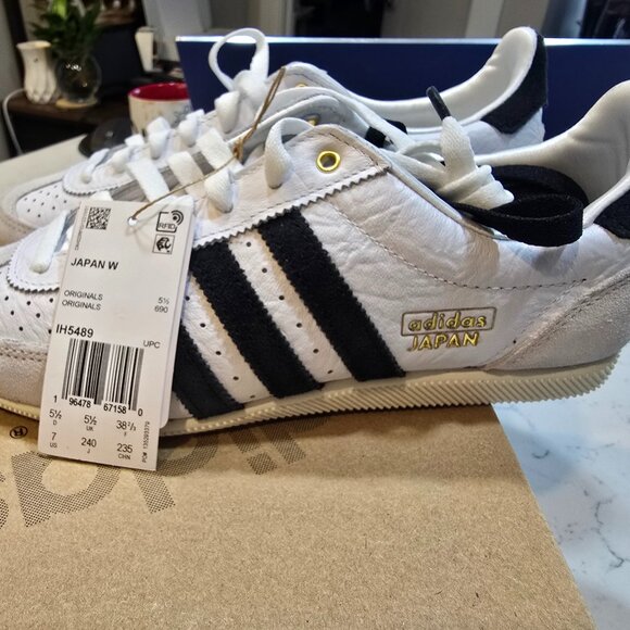 Adidas originals JAPAN OG women shoes white IH5489 size 7 NEW - Picture 1 of 11